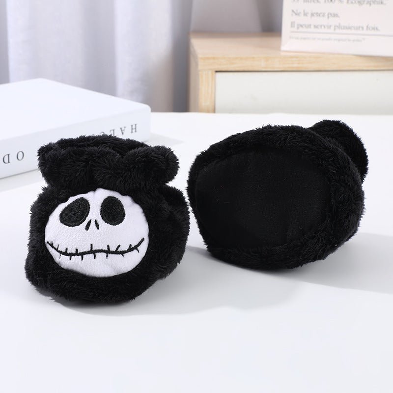 Creative Cartoon Halloween Cute Skull Slippers - 0 - Scribble Snacks