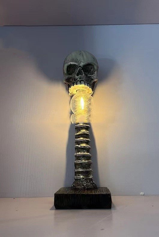 Creative Skull Table Lamp Halloween Horror Props - 0 - Scribble Snacks