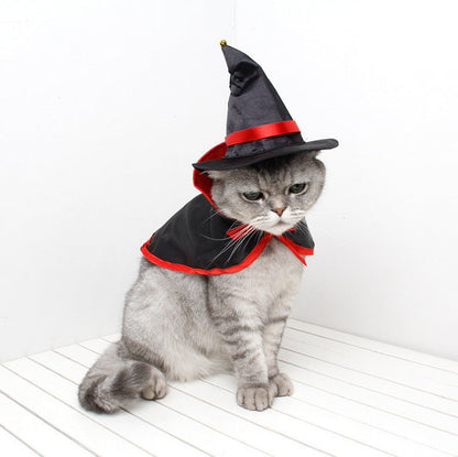 Cross - border Amazon Halloween Pet Cloak Cat Dog Saint - 0 - Scribble Snacks