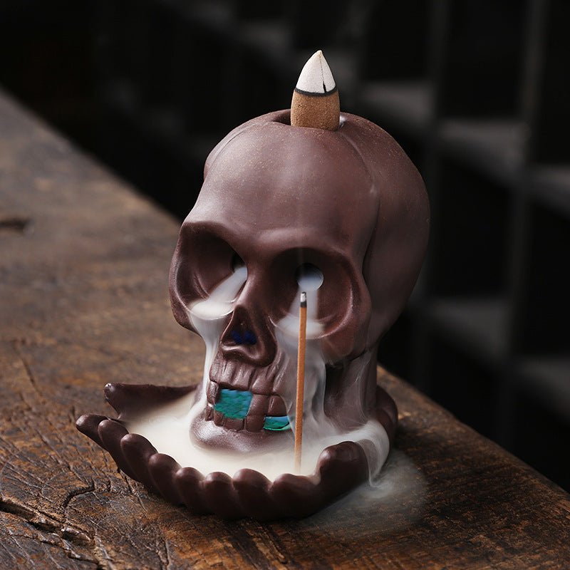 Cross - Border New Product Zisha Halloween Reflux Incense Burner Gift - 0 - Scribble Snacks