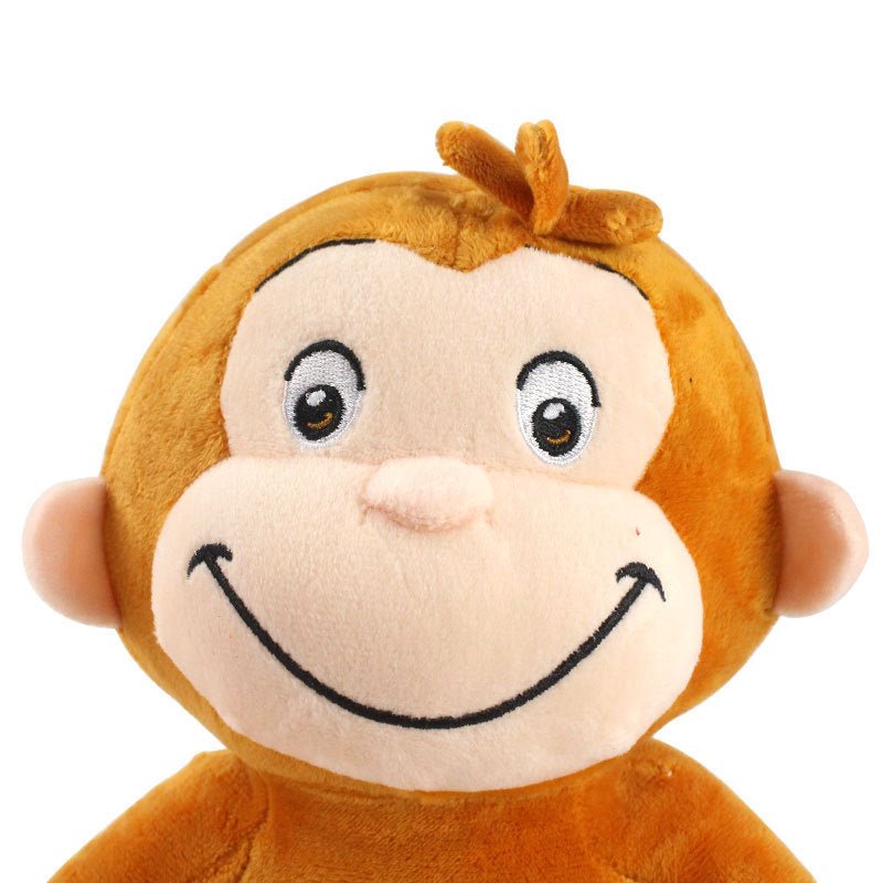 Curious Monkey Monkey Cute Plush Toy Figure - 0 - Scribble Snacks