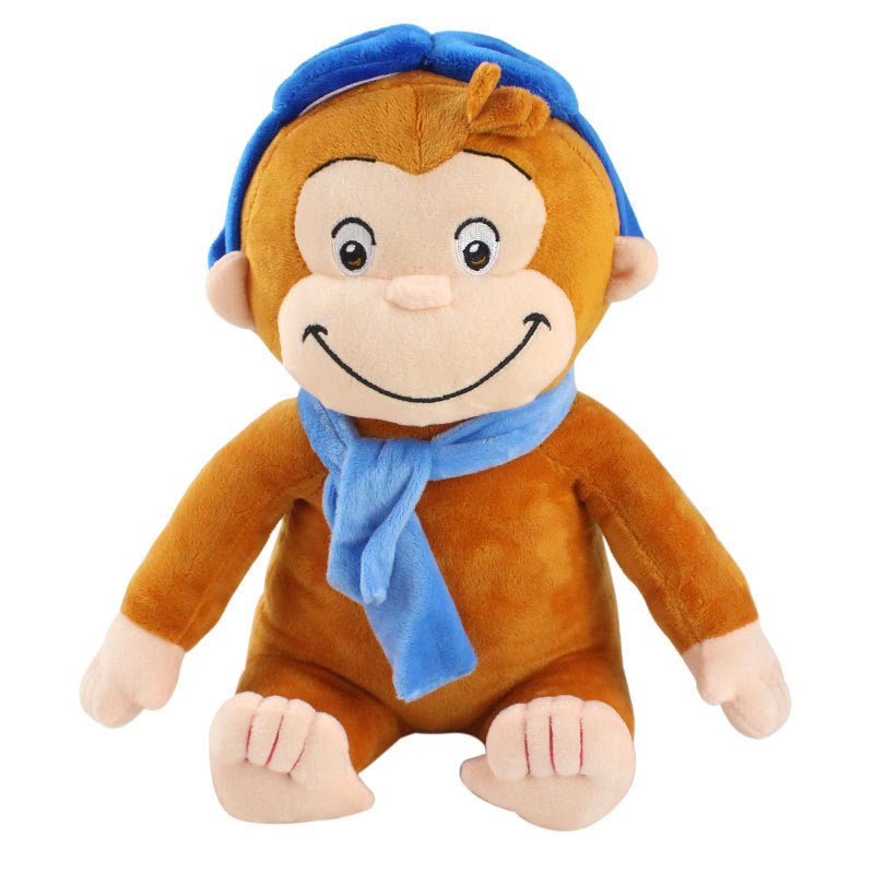 Curious Monkey Monkey Cute Plush Toy Figure - 0 - Scribble Snacks