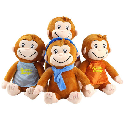 Curious Monkey Monkey Cute Plush Toy Figure - 0 - Scribble Snacks