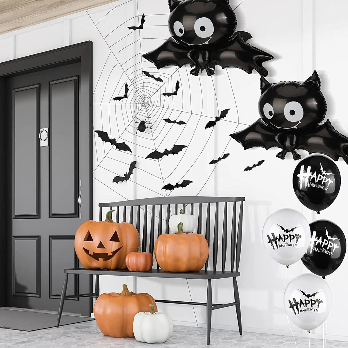 Cute Bat Halloween Balloons Set - Halloween - Balloons & Garlands - Scribble Snacks