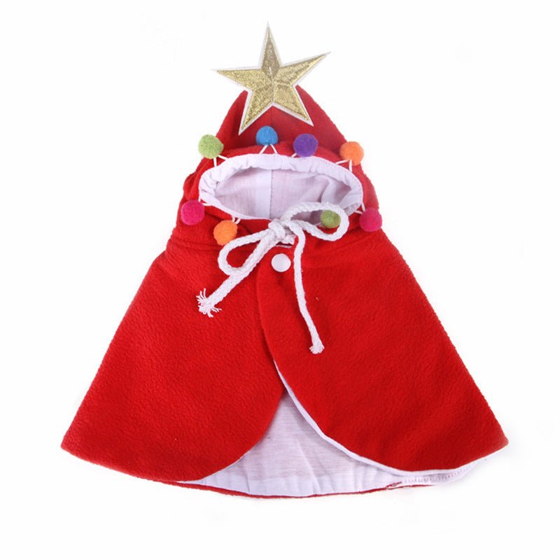 Cute Dog Cat Costume Christmas Cloak Halloween Disguise Cat - 0 - Scribble Snacks