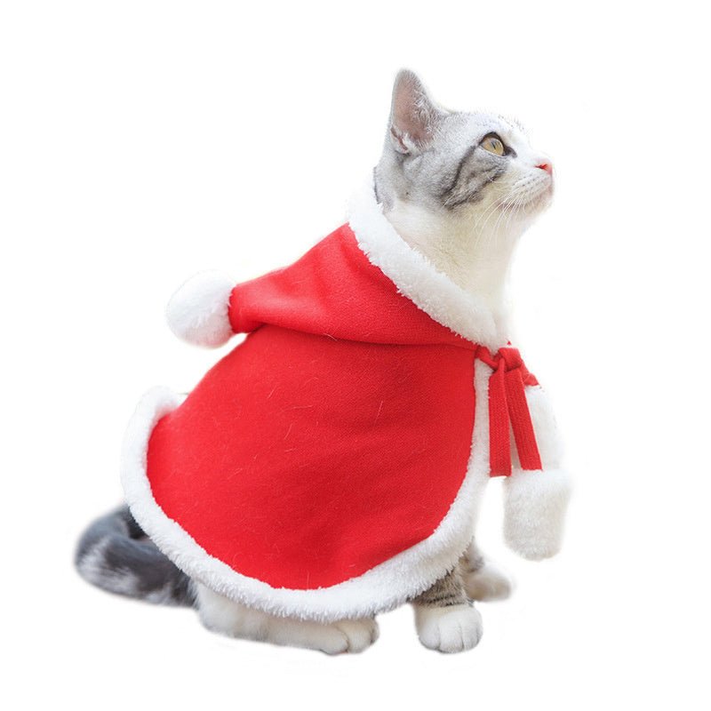 Cute Dog Cat Costume Christmas Cloak Halloween Disguise Cat - 0 - Scribble Snacks