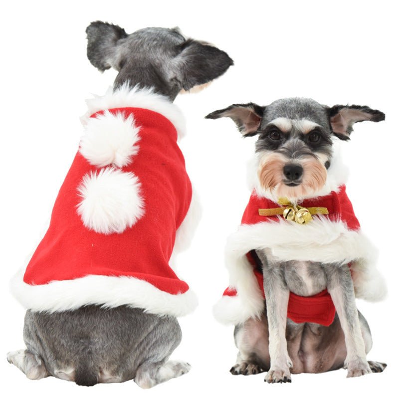 Cute Dog Cat Costume Christmas Cloak Halloween Disguise Cat - 0 - Scribble Snacks