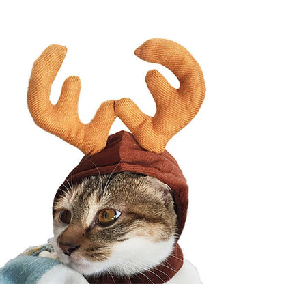 Cute Dog Cat Costume Christmas Cloak Halloween Disguise Cat - 0 - Scribble Snacks