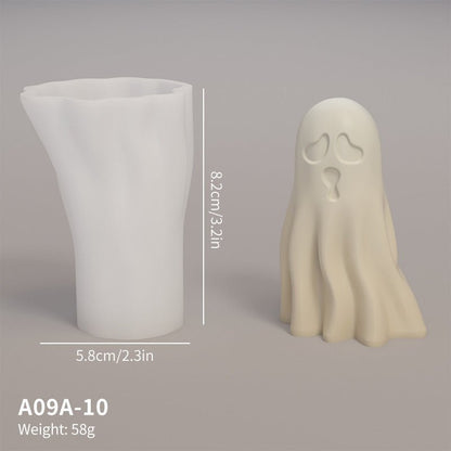 Cute Ghost Molded Silicone Halloween Decoration Diy - 0 - Scribble Snacks