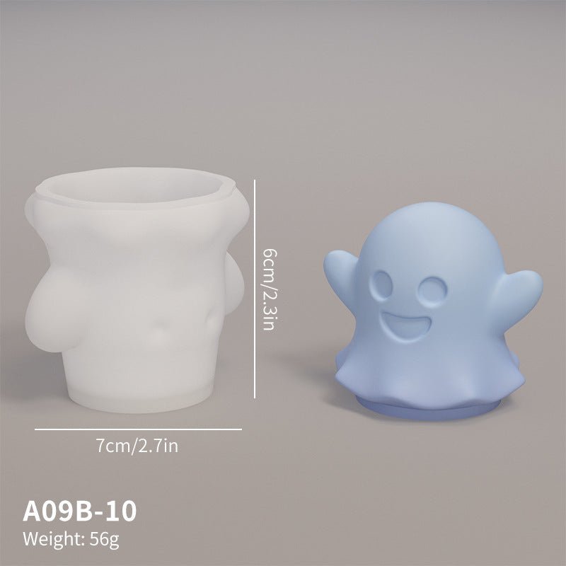 Cute Ghost Molded Silicone Halloween Decoration Diy - 0 - Scribble Snacks