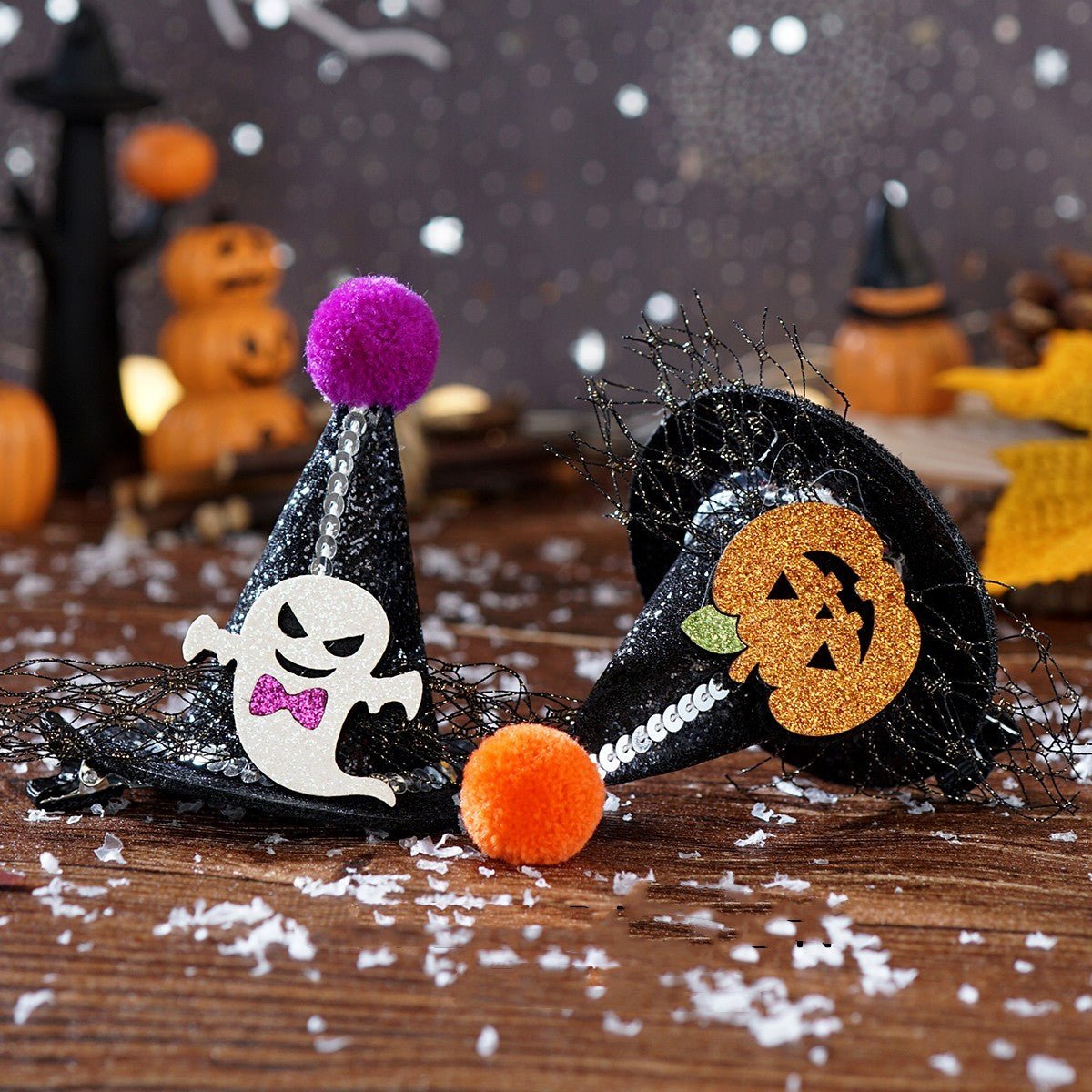 Cute Halloween Decorations Pumpkin Earrings - 0 - Scribble Snacks