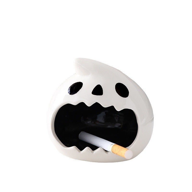 Cute Halloween Ghost Thickened Ashtray - 0 - Scribble Snacks