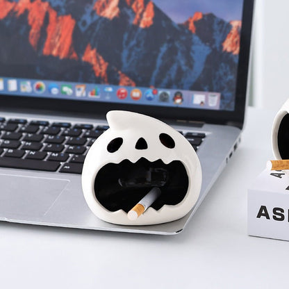 Cute Halloween Ghost Thickened Ashtray - 0 - Scribble Snacks