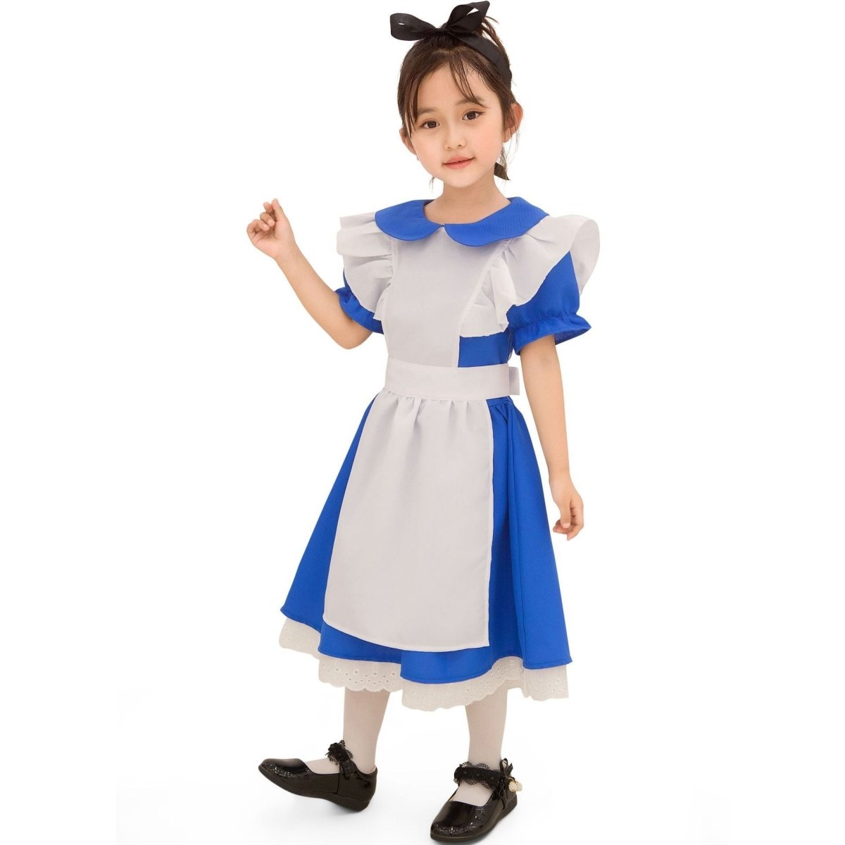 Cute Maid Costume Role Play Maid Ware Halloween Costume Children's Day Kindergarten Girls Performance Wear - 0 - Scribble Snacks