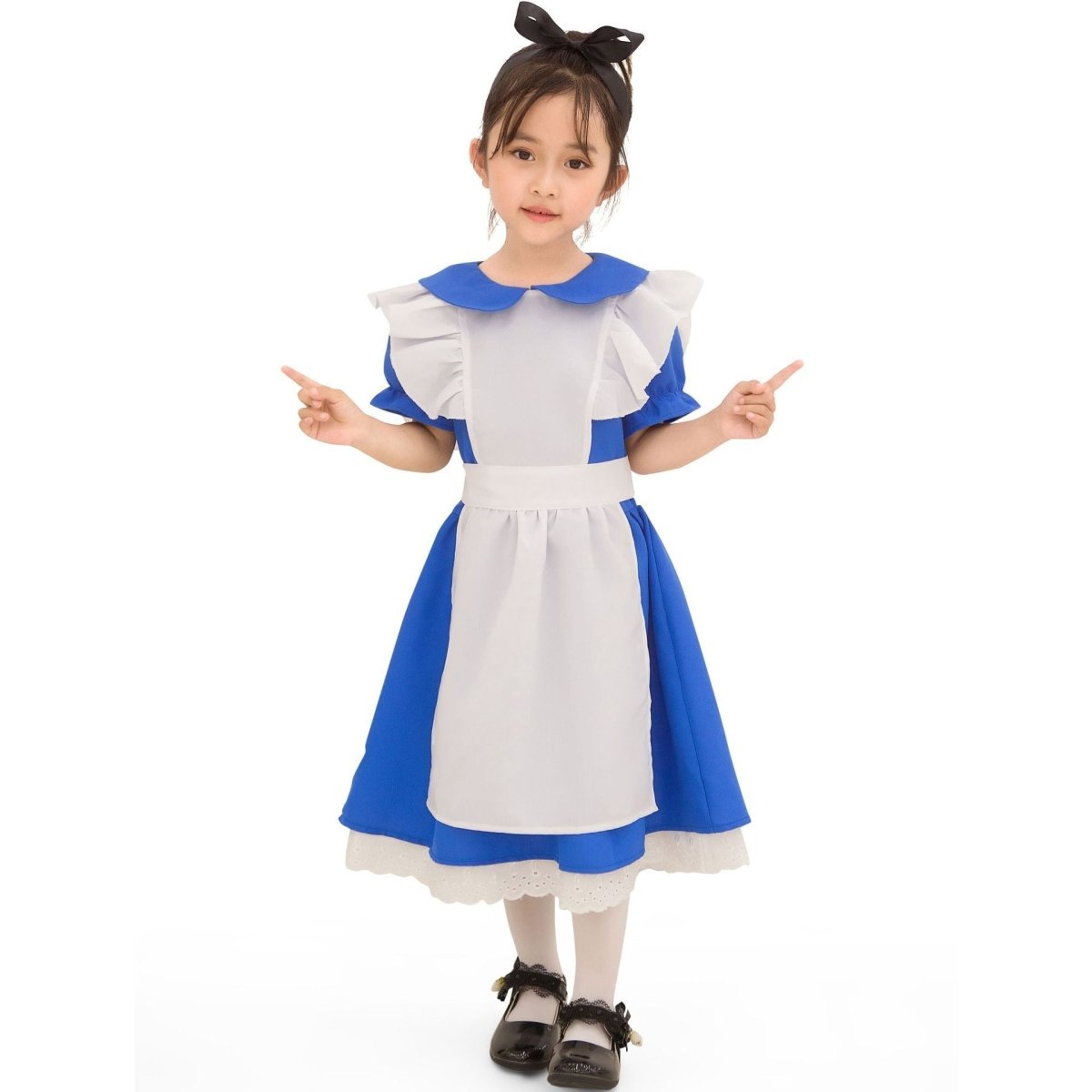 Cute Maid Costume Role Play Maid Ware Halloween Costume Children's Day Kindergarten Girls Performance Wear - 0 - Scribble Snacks