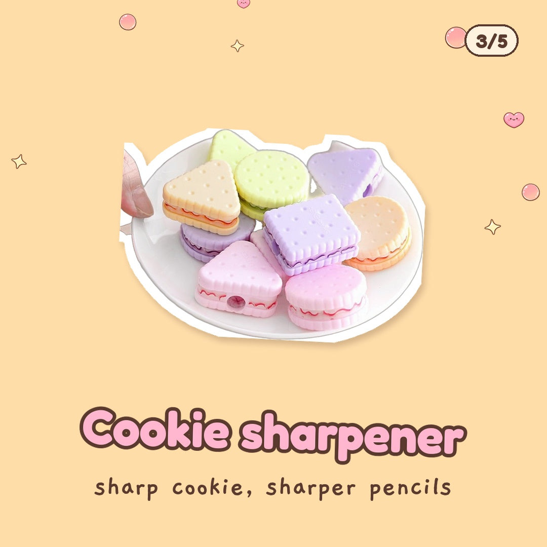 Cookie sharpener, one of the items in the Desk Snack Attack Gift Box