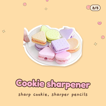 Cookie sharpener, one of the items in the Desk Snack Attack Gift Box