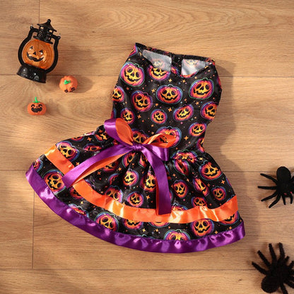 Dog Clothes Halloween Cute Double - layer Pet Skirt - 0 - Scribble Snacks