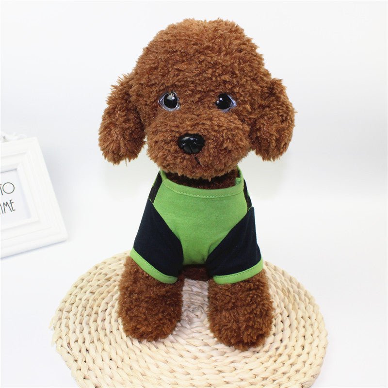 Dog clothes spring and summer clothes cartoon print T-shirt Teddy Bichon pet costume wholesale pet Halloween clothes - 0 - Scribble Snacks