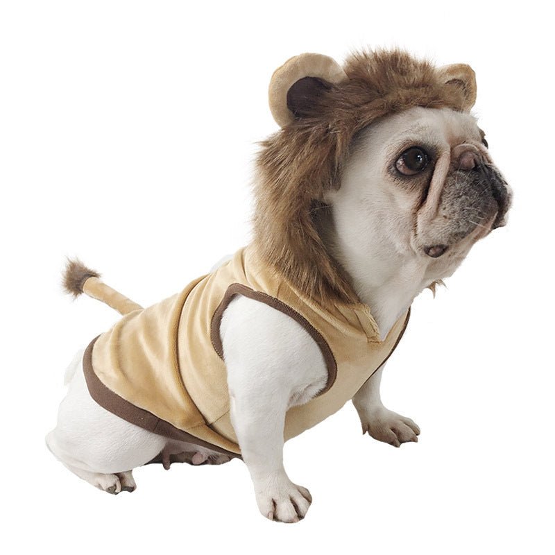 Dog Lion Clothes Pet Supplies Halloween Cat Clothes - 0 - Scribble Snacks