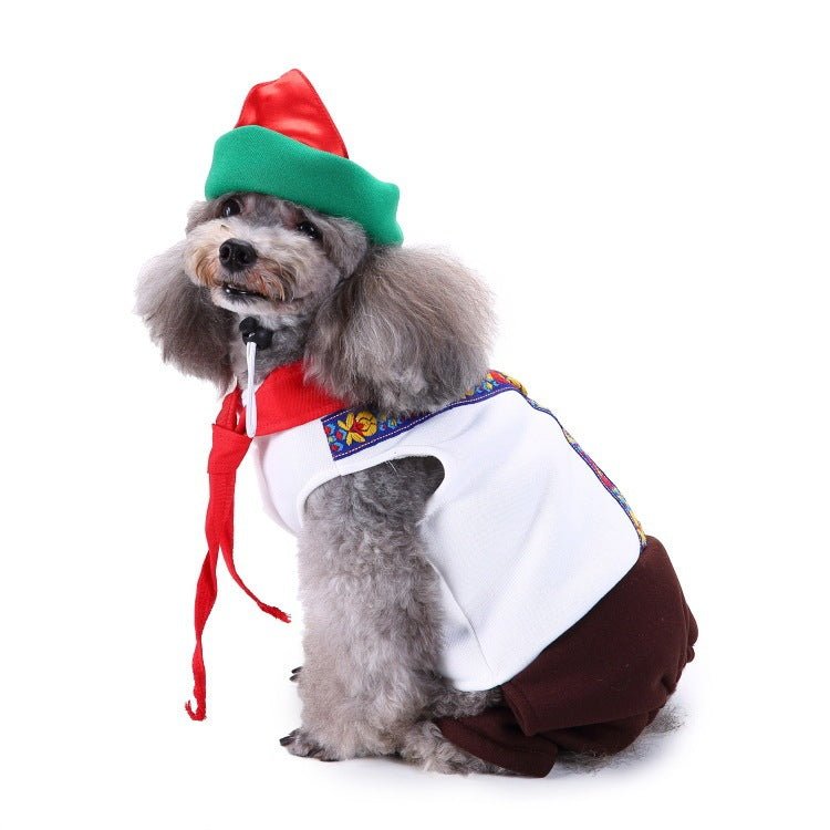 Dog supplies pet Christmas clothes creative Halloween Christmas pet clothes funny dog clothes cross - border - 0 - Scribble Snacks