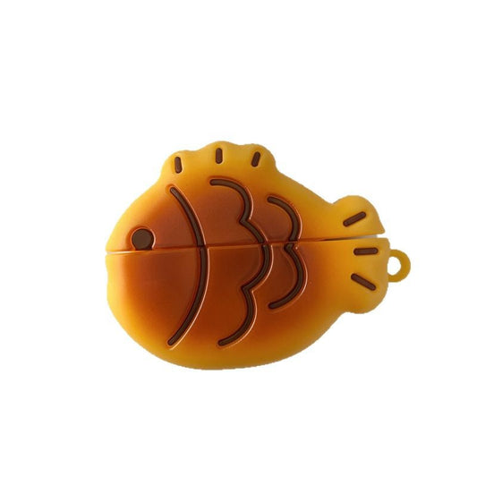 Golden taiyaki fish pastry AirPods case