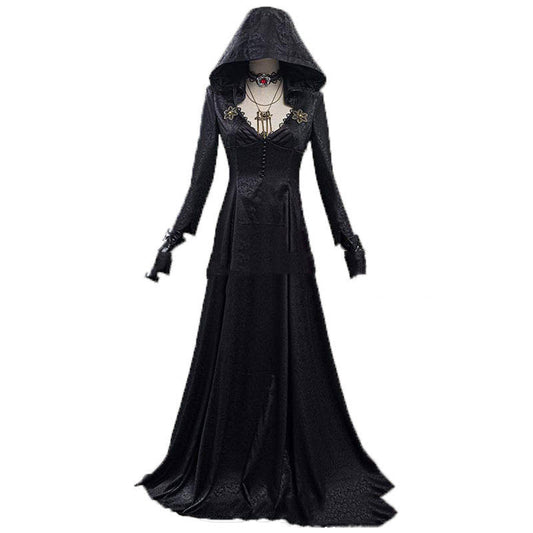 Evil Village Cosplay Costume Vampire Lady Dress Outfits Halloween Carnival Suit - 0 - Scribble Snacks