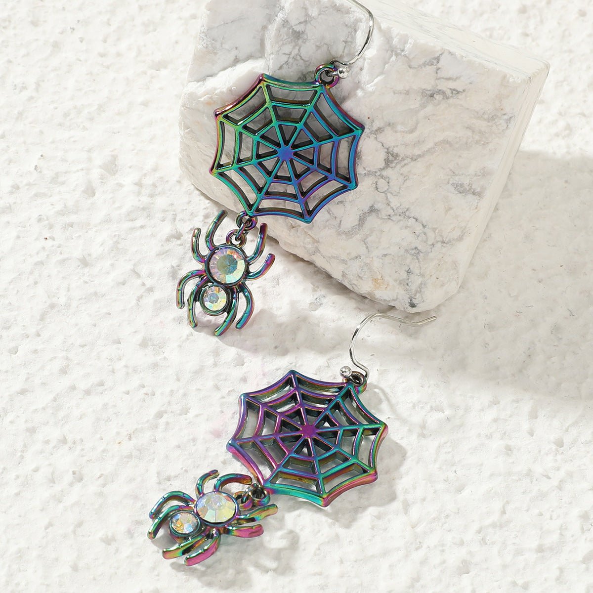 Exaggerated Spider Skull Earrings Halloween Gift - 0 - Scribble Snacks