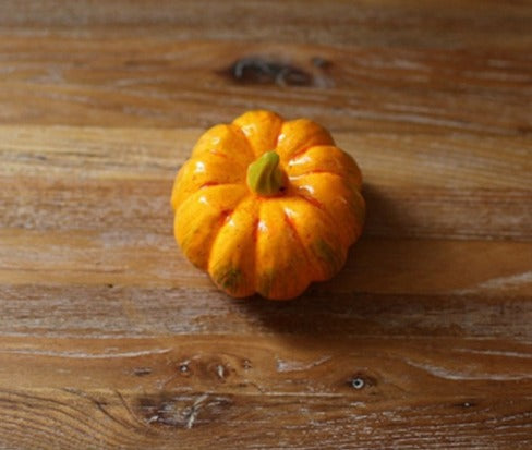 Real supplier photo: realistic fake mini pumpkin