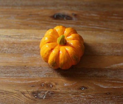 Real supplier photo: realistic fake mini pumpkin