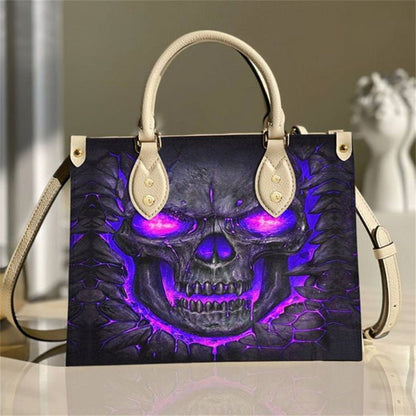 Fashion Personality Halloween Skull Pattern Tote Bag - 0 - Scribble Snacks