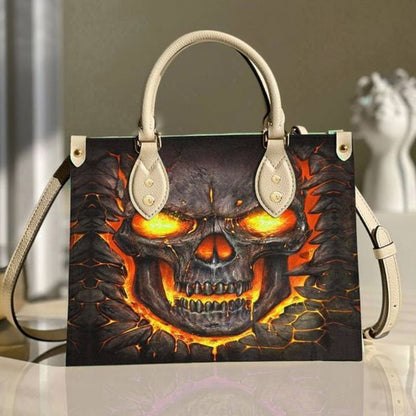 Fashion Personality Halloween Skull Pattern Tote Bag - 0 - Scribble Snacks