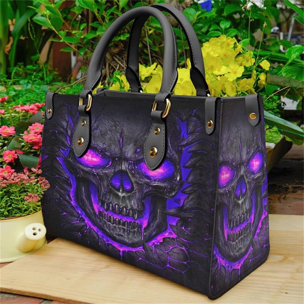 Fashion Personality Halloween Skull Pattern Tote Bag - 0 - Scribble Snacks