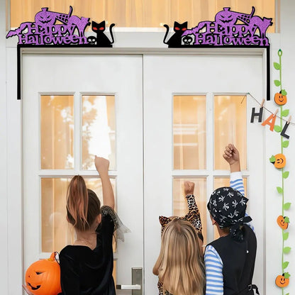 Freaky Feast Moon Door Stickers - Halloween - Stickers & Labels (including Scrapbooking, Wall Decals) - Scribble Snacks