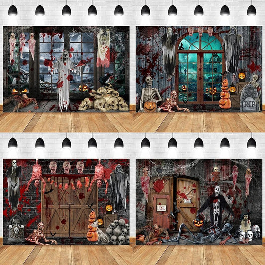 Fun Spooky Halloween Tapestry - Halloween - Party Banners & Hanging Ornaments - Scribble Snacks