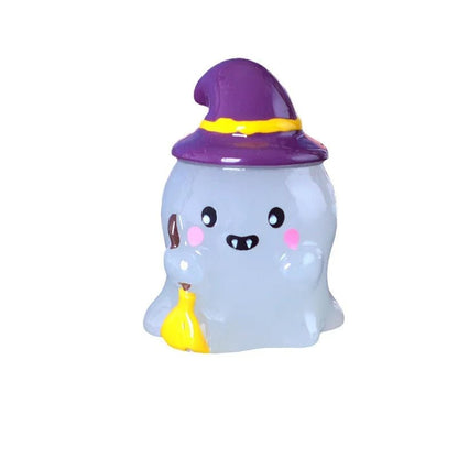 Funky Ghost Dessert Figurine - Halloween - Resin Ornaments & Charms - Scribble Snacks