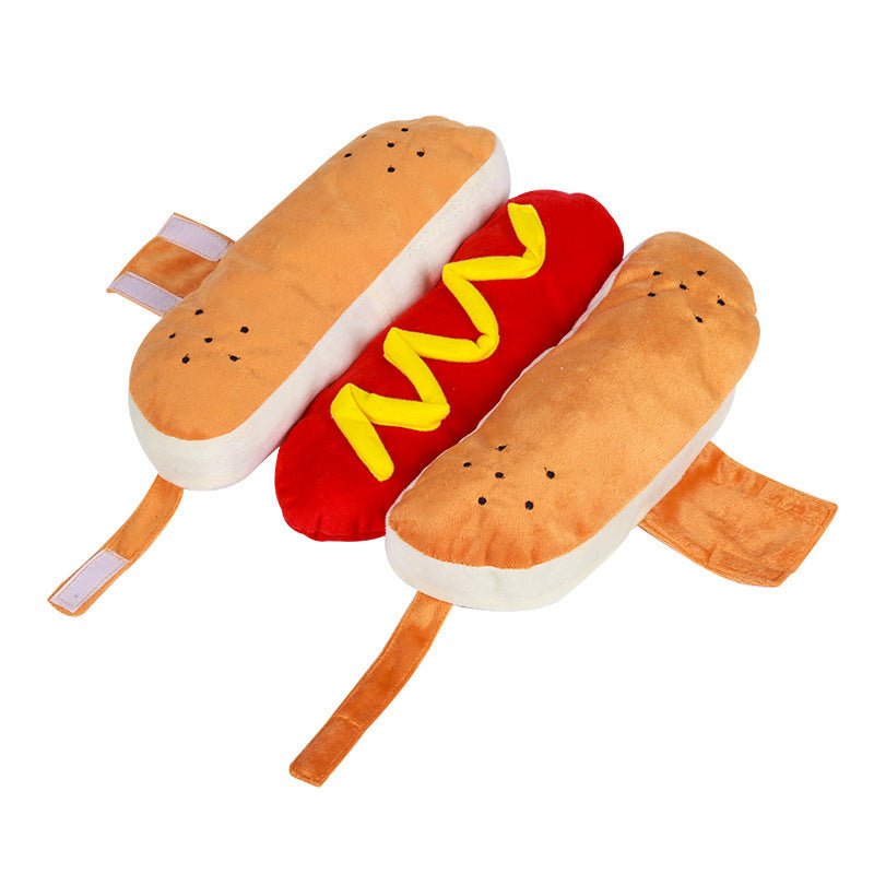 Funny Halloween Costumes For Dogs Puppy Pet Clothing Hot Dog Design Dog Clothes Pet Apparel Dressing Up Cat Party Costume Suit - 0 - Scribble Snacks