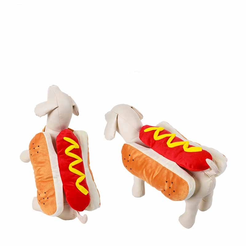 Funny Halloween Costumes For Dogs Puppy Pet Clothing Hot Dog Design Dog Clothes Pet Apparel Dressing Up Cat Party Costume Suit - 0 - Scribble Snacks