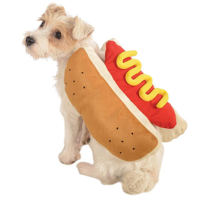 Funny Halloween Costumes For Dogs Puppy Pet Clothing Hot Dog Design Dog Clothes Pet Apparel Dressing Up Cat Party Costume Suit - 0 - Scribble Snacks