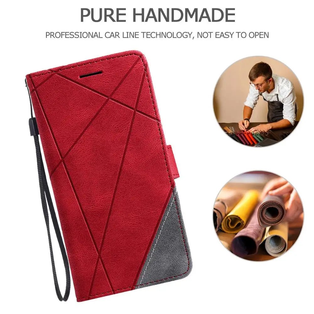 Galaxy Lux - Leather Wallet Stand Flip Case Samsung - Android Cases - Scribble Snacks