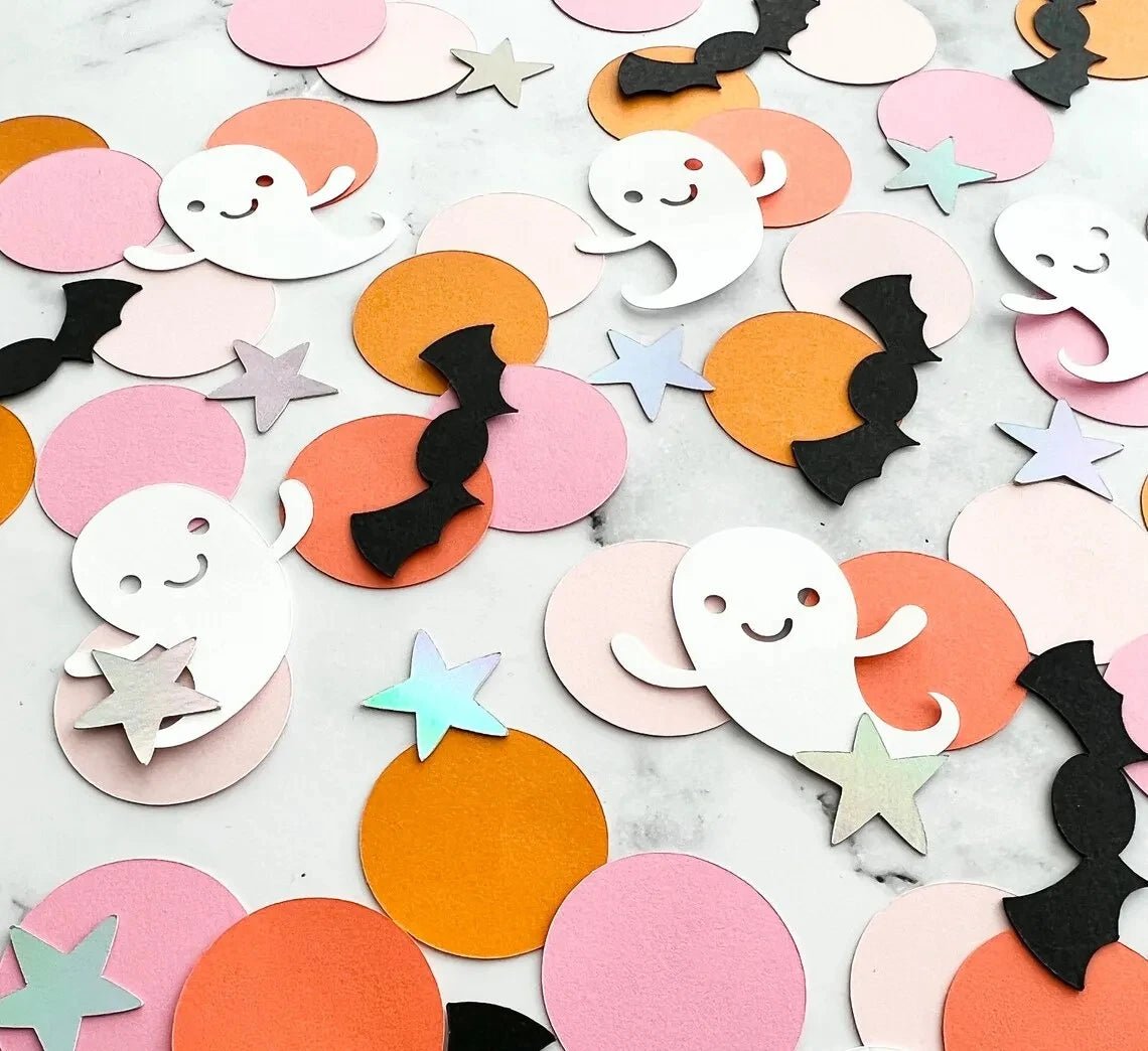 Ghost Bat Halloween Confetti - Halloween - Confetti & Table Decorations - Scribble Snacks