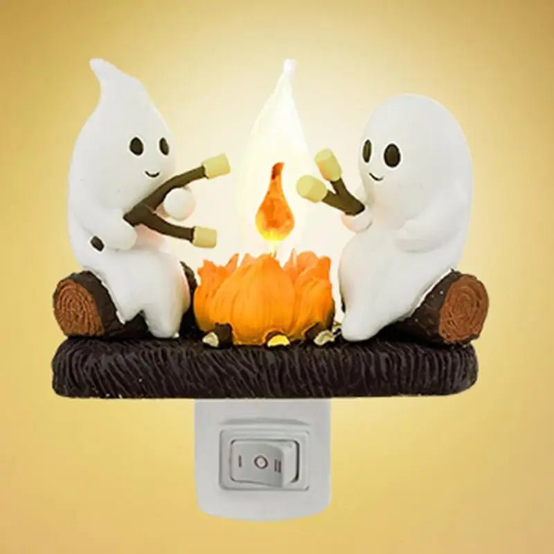 Ghost Campfire Halloween Night Light - Halloween - Lanterns & Candle Holders - Scribble Snacks