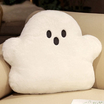 Ghost Cushion Pillow - Halloween - Seasonal Plush Pillows & Throw Decorations - Scribble Snacks