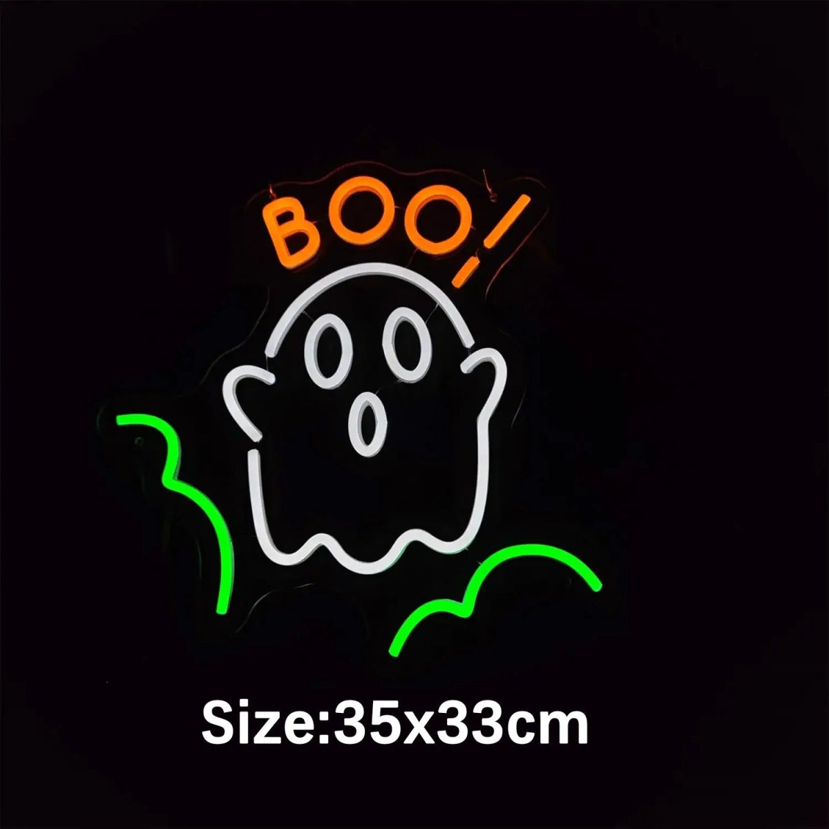 Ghost Neon Halloween Wall Light - Halloween - LED Lighting & Neon Signs - Scribble Snacks