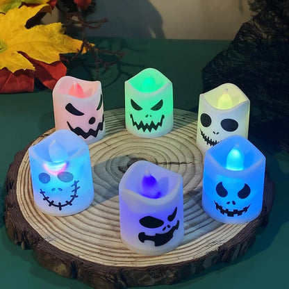 Ghost Pumpkin Halloween Candle Set - Halloween - Lanterns & Candle Holders - Scribble Snacks