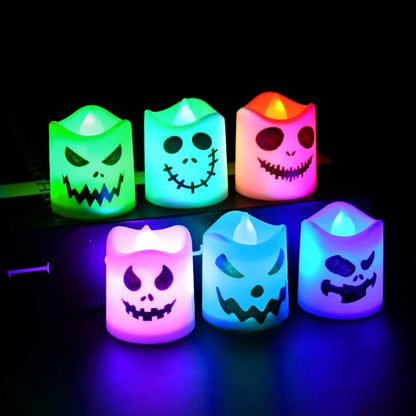 Ghost Pumpkin Halloween Candle Set - Halloween - Lanterns & Candle Holders - Scribble Snacks