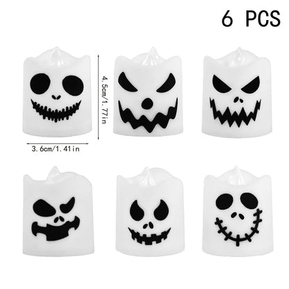 Ghost Pumpkin Halloween Candle Set - Halloween - Lanterns & Candle Holders - Scribble Snacks