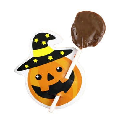 Ghost Pumpkin Lollipop Holders Pack - Halloween - Candy Buckets & Holders - Scribble Snacks