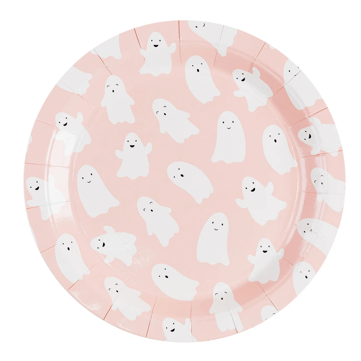 Ghost Pumpkin Paper Plate Set - Halloween - Tableware (Placemats, Napkin Rings, Table Runners) - Scribble Snacks