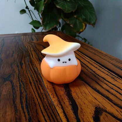 Ghost Pumpkin Small Night Lamp Halloween Silicone Pat Lamp - 0 - Scribble Snacks